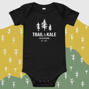 Trail & Kale Classic Baby Bodysuit - "Forest Collection"